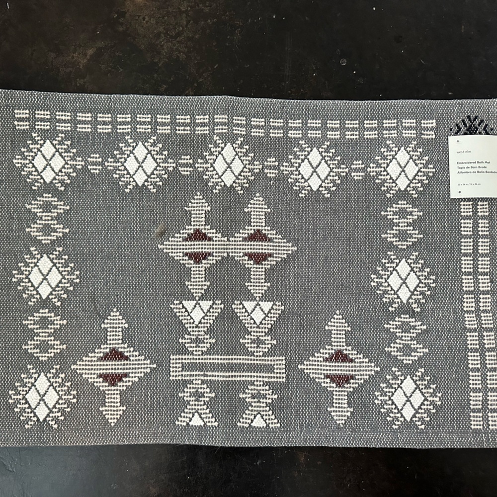 West elm bath mats